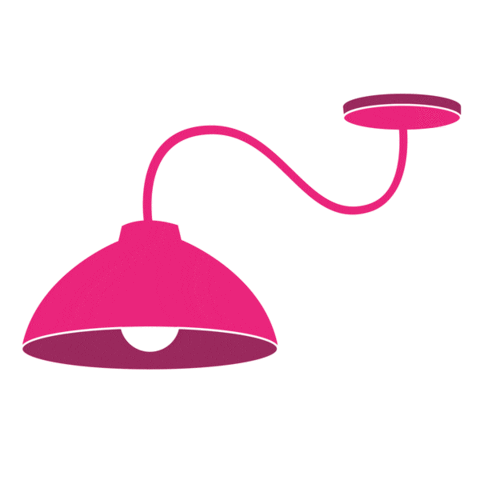 Pink Shade Sticker by Color Cord Company