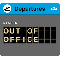 flying out of office GIF by KLM