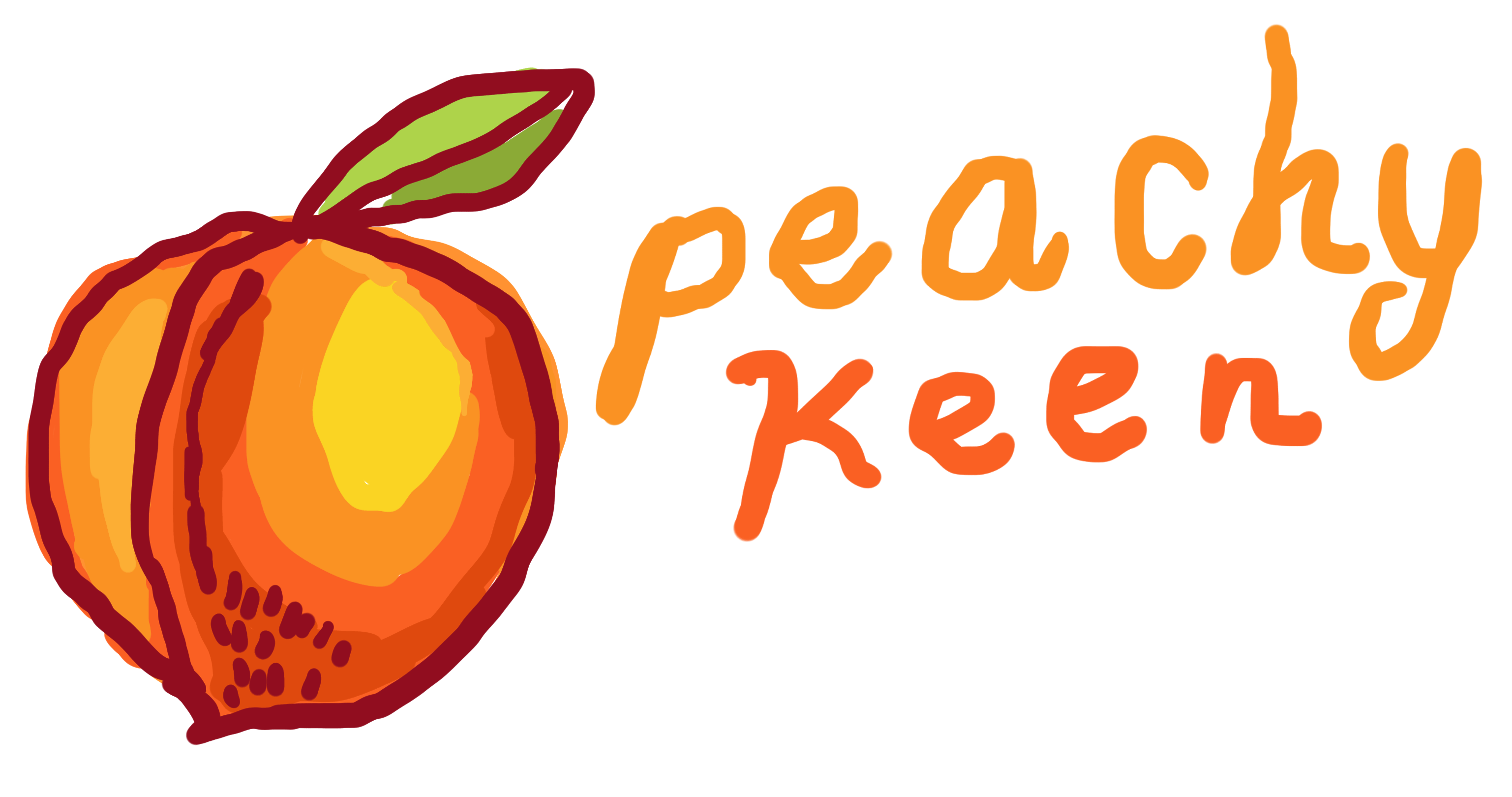 Happy Peach Sticker by sophie shiff for iOS & Android GIPHY