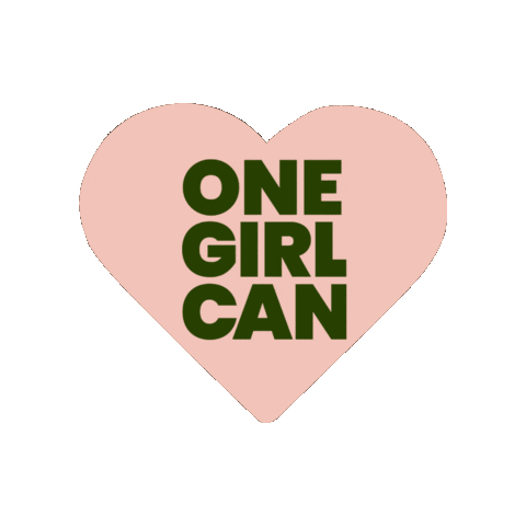 One Girl Can Sticker