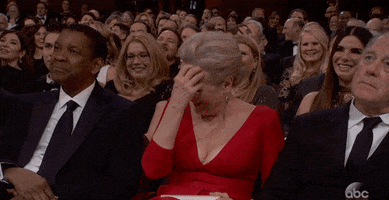 Laughing Crying Meryl Streep GIF by The Academy Awards