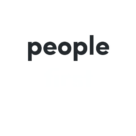 People First Sticker by Jago