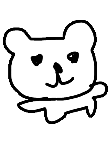 Pink Bear Sticker by TCI SM4