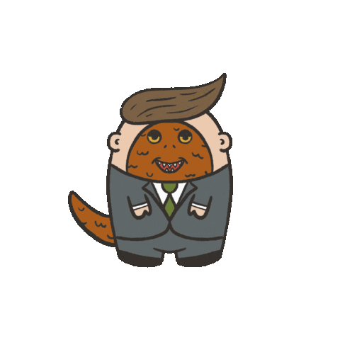 Donald Trump Halloween Sticker
