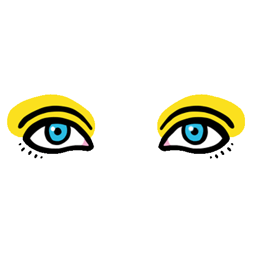 Face Eyes Sticker by Sanz i Vila