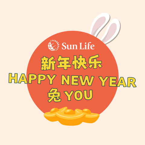 Chinese New Year Rabbit GIF by Sun Life Malaysia