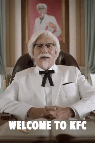 hungry colonel sanders GIF by KFC India
