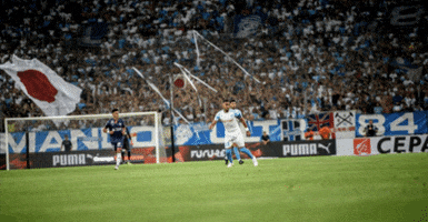 japan victory GIF by Olympique de Marseille