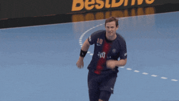 happy sander sagosen GIF by Paris Saint-Germain Handball