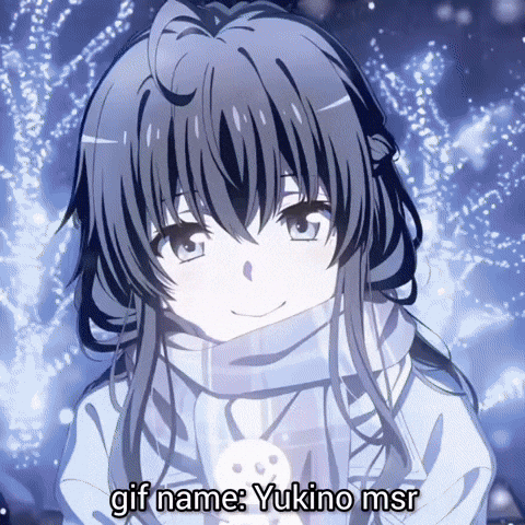 My Teen Romantic Comedy Snafu Yukino Yukinoshita GIF by MSR Media Network