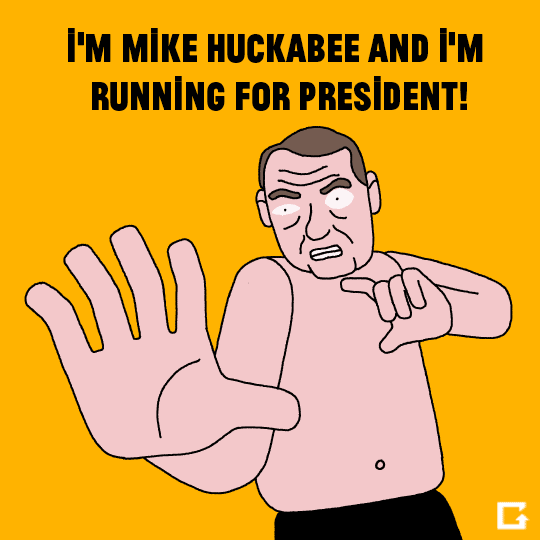 mike huckabee celebs GIF by gifnews