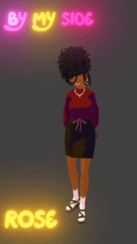 By My Side Rose GIF