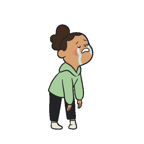 Sad Cry Sticker