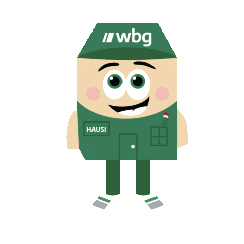 Wbg Hausi Sticker by wbg_nuernberg
