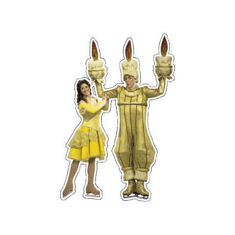 Beauty And The Beast Belle Sticker by Disney On Ice