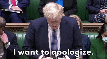 Im Sorry Boris Johnson GIF by GIPHY News