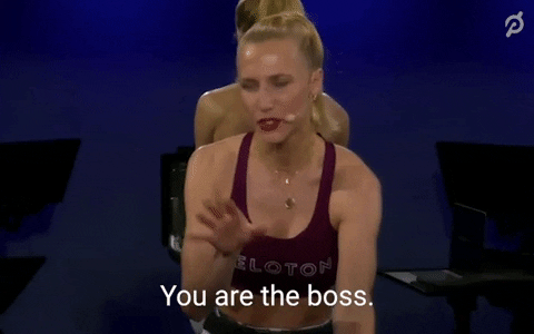 You Are The Boss Fitness GIF by Peloton - Find & Share on GIPHY
