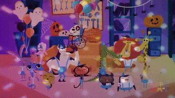 Party Halloween GIF by Super Simple