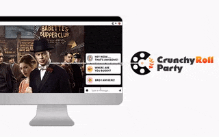 Crunchyroll Watch Party GIF