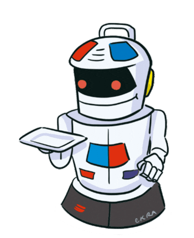 Robot Natale Sticker