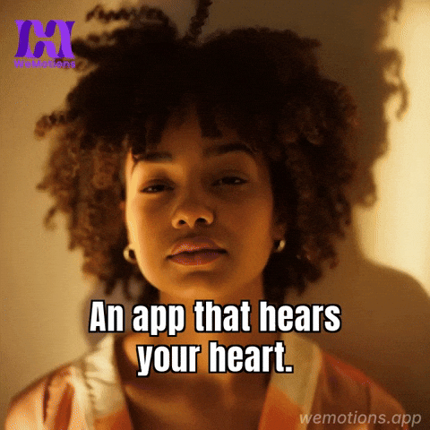 Listen Your Heart GIF by WeMotions