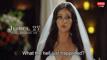 What The Hell Reaction GIF by Married At First Sight