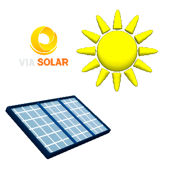 Via Solar Sticker
