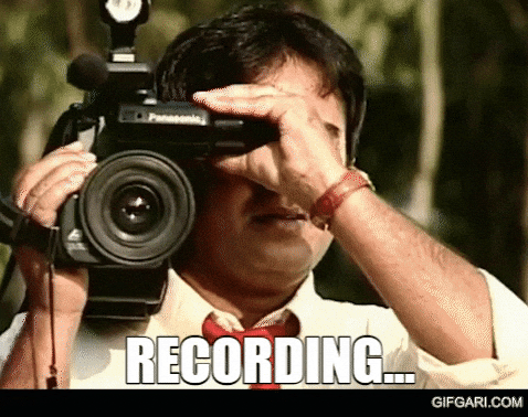 filming and creating content