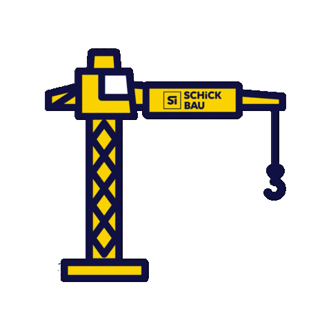 Kran Sticker by Wir bauen