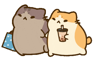 Cats Sticker by Bichi Mao