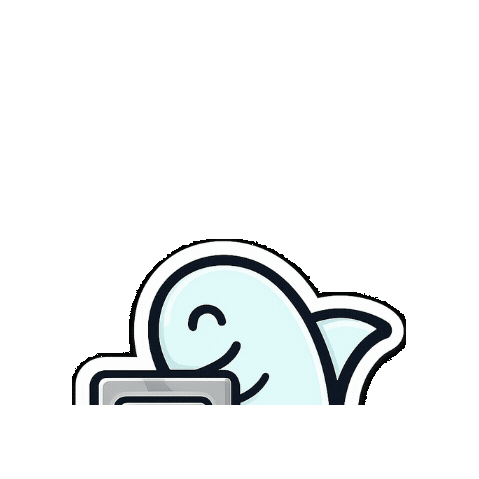 Humble Shark Sticker