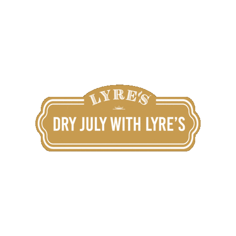 Dry July Booze Free Sticker by Lyre's