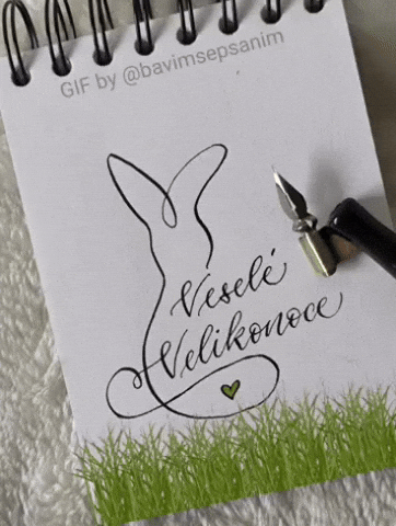 Spring Lettering GIF
