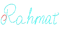 Rahmat Thank You Sticker