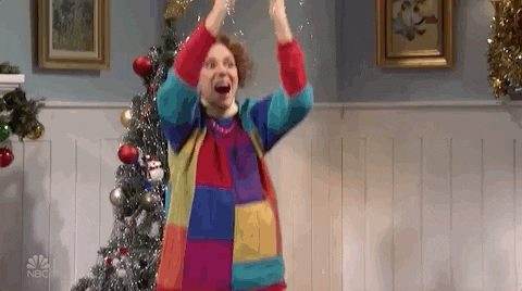 Excited Kristen Wiig GIF by Saturday Night Live - Find & Share on GIPHY