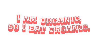 I Am Organic Sticker by Aquafaba Test Kitchen