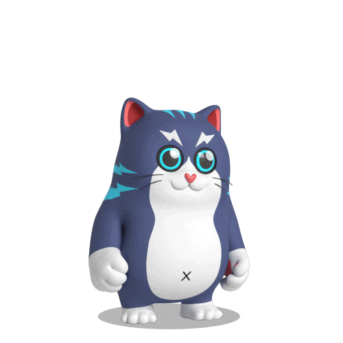 Cat 跳 GIF by Liberty Cats Emojis