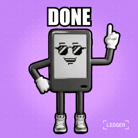 Over It Success GIF by Ledger