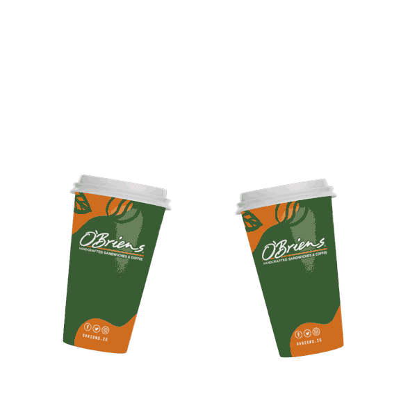 O'Briens Café Sticker