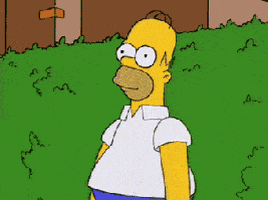 Disappear Homer Simpson GIF
