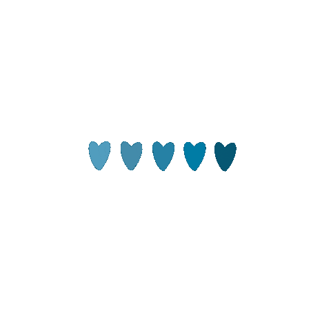 Blue Hearts Sticker for iOS & Android | GIPHY