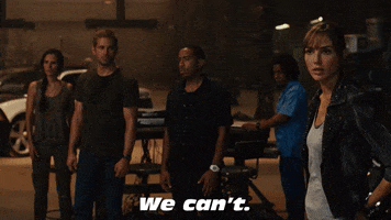 We Cant Fast And Furious GIF by The Fast Saga