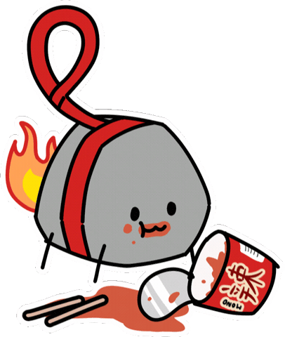 Fire Eating Sticker