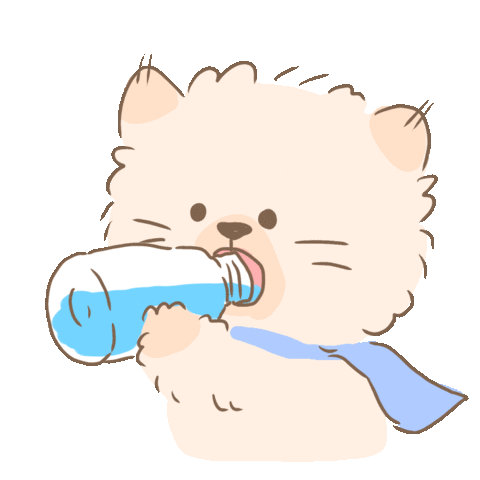 Cat Water Sticker