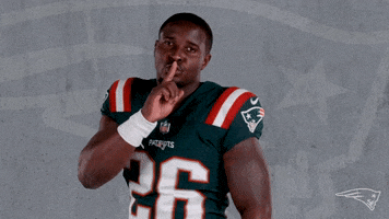 Sony Michel Reaction GIF by New England Patriots