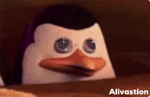 Sad Penguin GIF