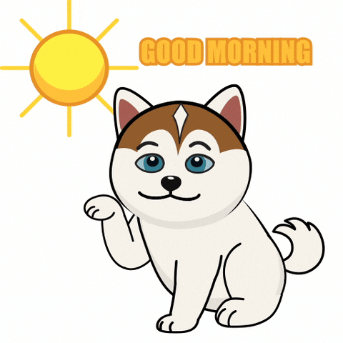 Happy Good Morning GIF by My Girly Unicorn and friends
