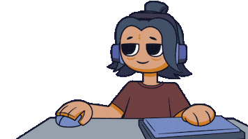 Computer Playing Sticker by Ronaldo