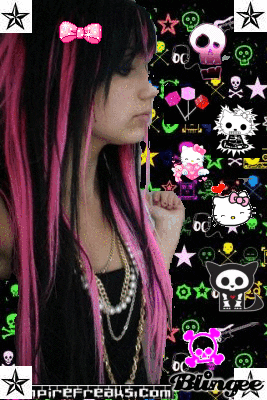 pink hair