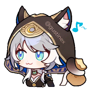 Happy Cat Girl Sticker